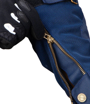 Cramster Flux Jacket - Navy Blue - Motodrift