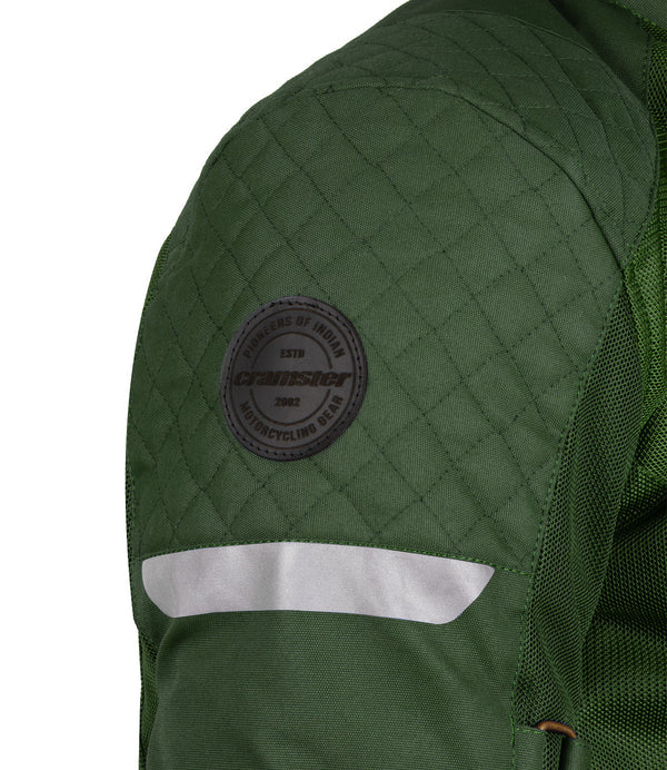 Cramster Flux Jacket - Olive Green - Motodrift