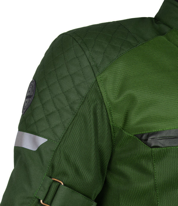 Cramster Flux Jacket - Olive Green - Motodrift
