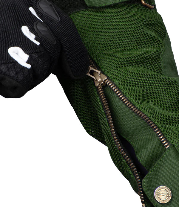 Cramster Flux Jacket - Olive Green - Motodrift