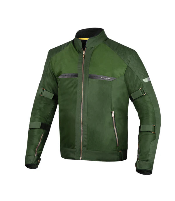 Cramster Flux Jacket - Olive Green - Motodrift