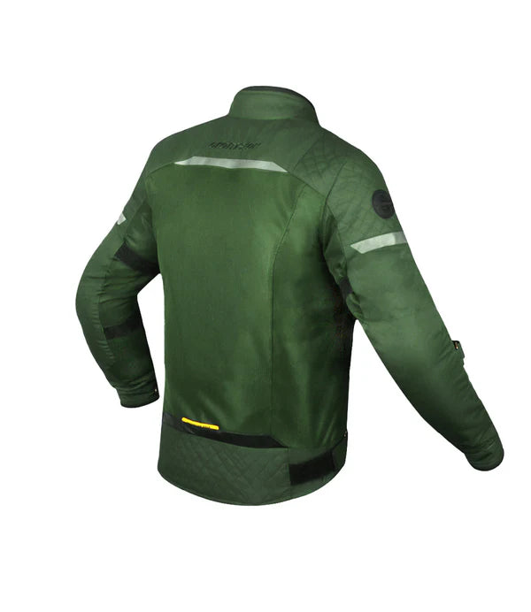 Cramster Flux Jacket - Olive Green - Motodrift