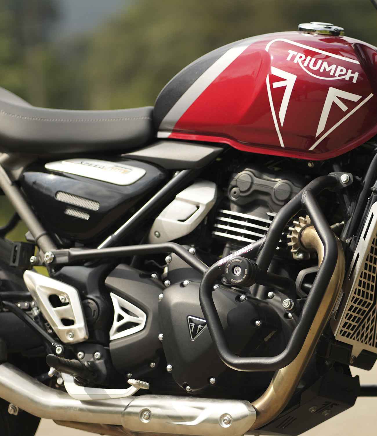 Moto Torque Speedster Pro Crash Guard For Triumph Speed 400 - Motodrift