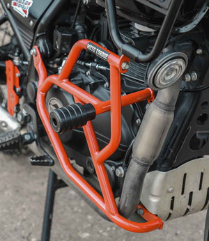 Moto Torque Himalayan Crash Guard - Guardian Red for Maximum Protection - Motodrift