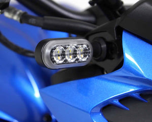 DENALI T3 Switchback LED Pods – Front Indicator/DRL – M8 Mount - Motodrift