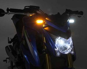 DENALI T3 Switchback LED Pods – Front Indicator/DRL – M8 Mount - Motodrift