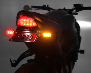 DENALI T3 Switchback LED Pods – Rear Indicator/Brake – M8 Mount - Motodrift