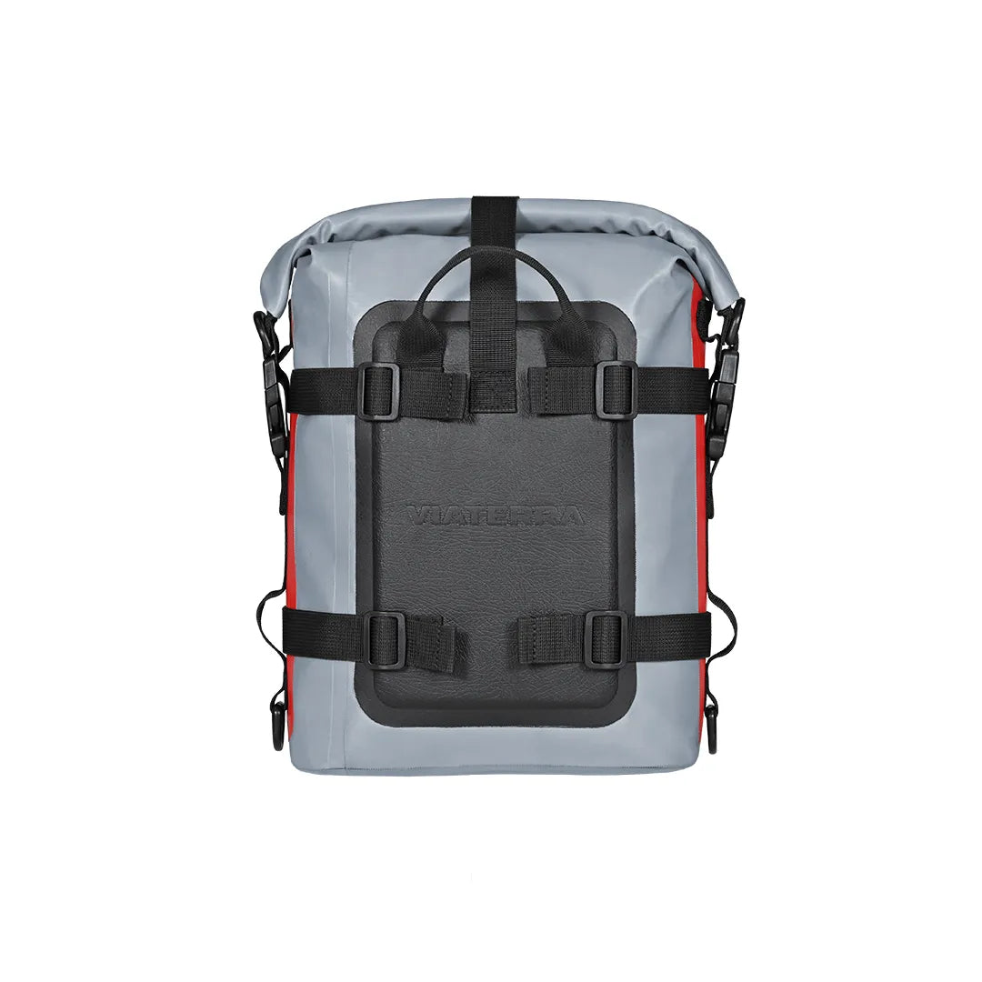 VIATERRA DRYBAG 8L - 100% Waterproof Motorcycle Tailbag / Rear Rack Bag (Universal with Versatile Mounting) - Motodrift
