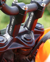 Carbon Handlebar Risers KTM 250/390 Adventure - Premium Stem Risers - Motodrift