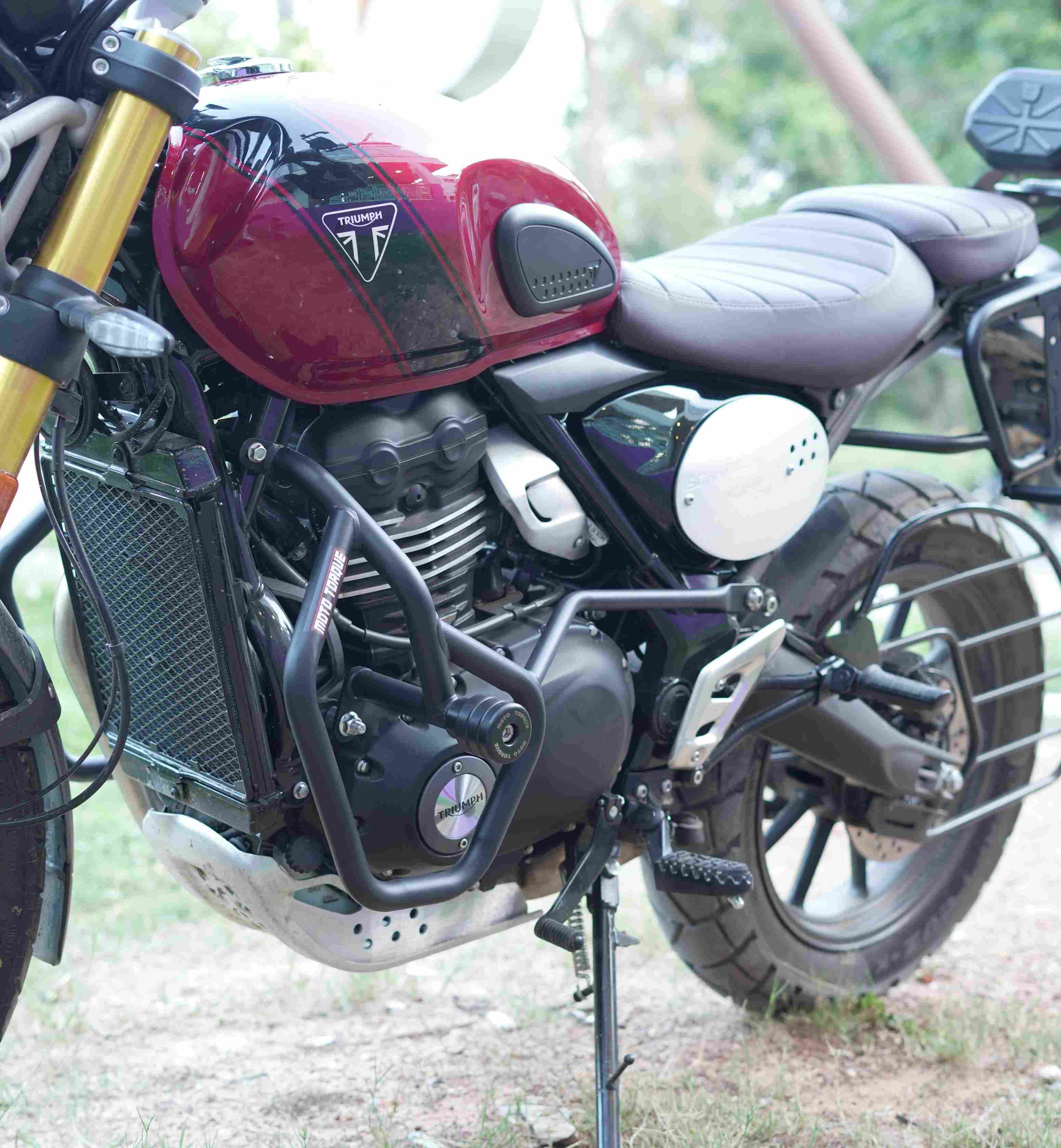 Moto Torque Speedster Pro Crash Guard For Triumph Scrambler 400 X - Motodrift