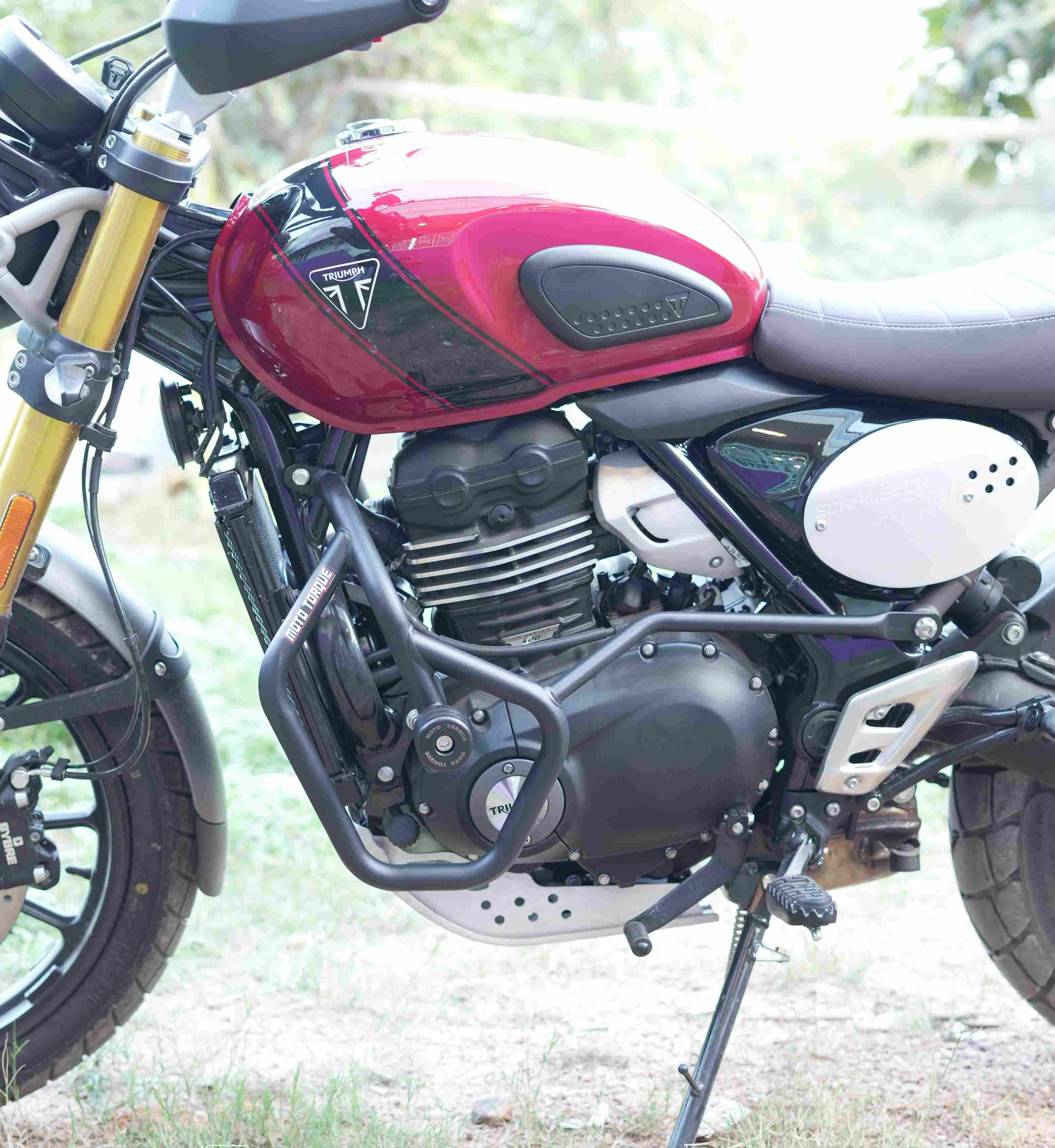 Moto Torque Speedster Pro Crash Guard For Triumph Scrambler 400 X - Motodrift
