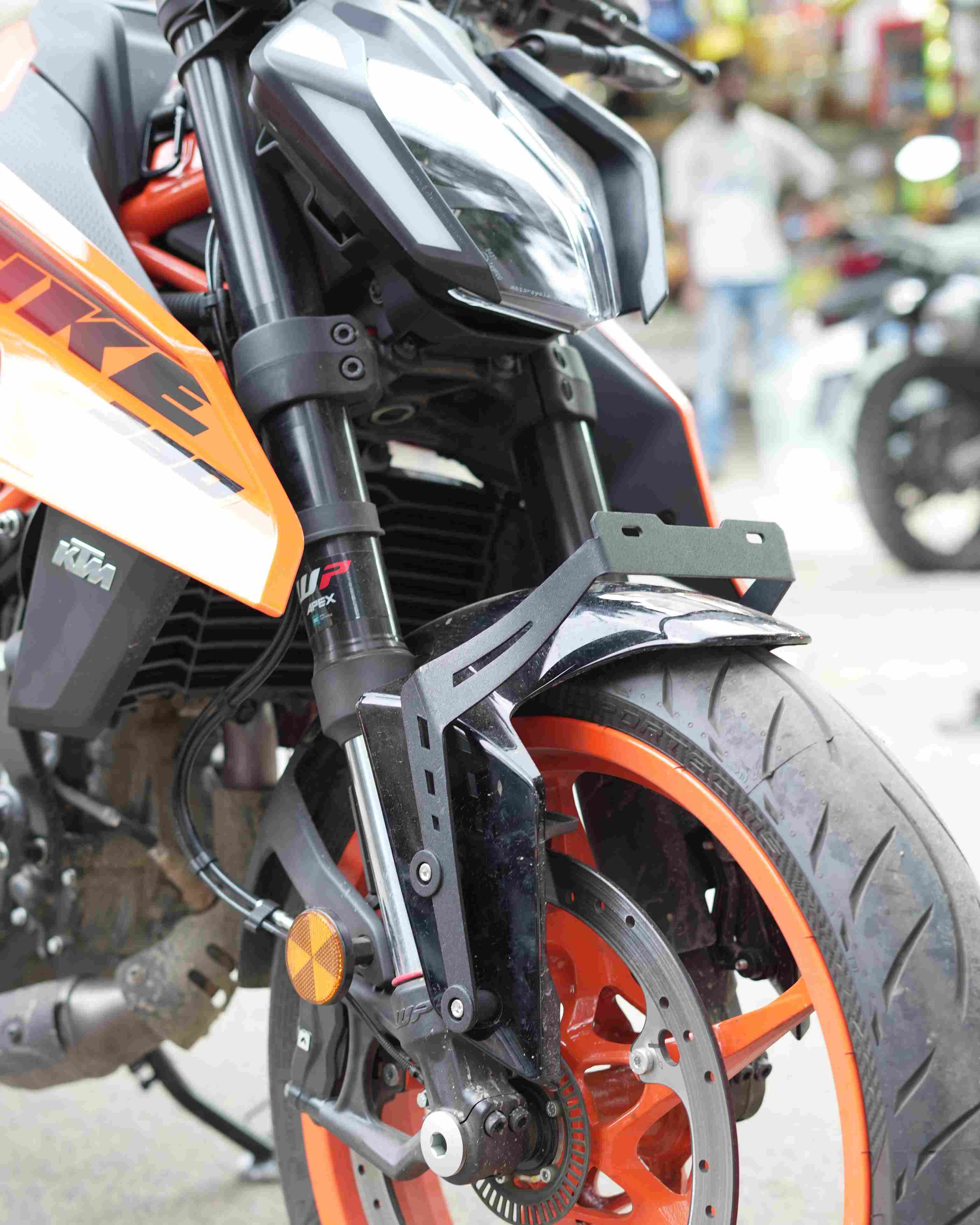 KTM Duke 390 Gen 3 Number Plate Relocator - Motodrift