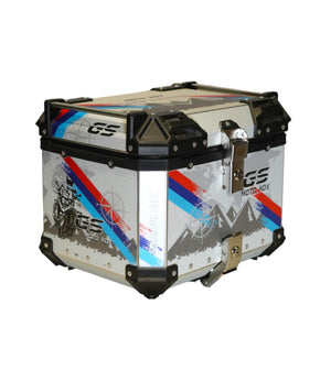 LGP Premium Aluminium Graphics 45 Litres Top Box - Motodrift