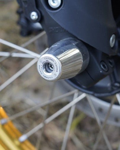 Carbon Racing Premium Aluminium Fork Sliders For Royal Enfield Himalayan 450 - Motodrift