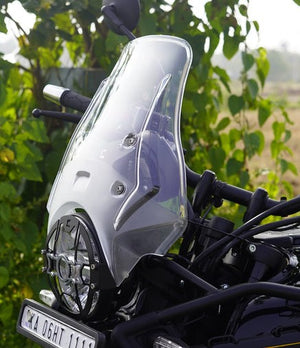 Carbon Racing Wanderer Premium Touring Windshield For Royal Enfield Himalayan 450 - Motodrift