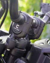 Carbon Racing 1 Inch Handlebar Risers For Royal Enfield Himalayan 450 (Black) - Motodrift