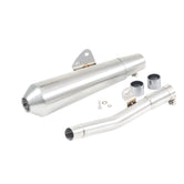 Powerage Exhaust Slip-On Exhaust for RE BEAR 650 with de-cat Pipe – Cone Type - Motodrift