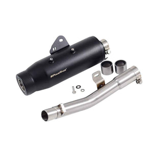Powerage Exhaust Slip-On Exhaust for RE BEAR 650 with de-cat Pipe – OE Type - Motodrift