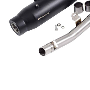 Powerage Exhaust Slip-On Exhaust for RE BEAR 650 with de-cat Pipe – OE Type - Motodrift