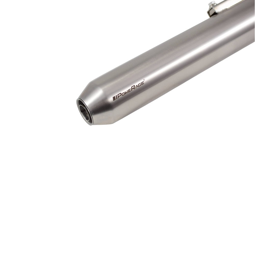 Powerage Slip-Ons Exhaust for Reborn / Meteor 350 – Brushed - Motodrift