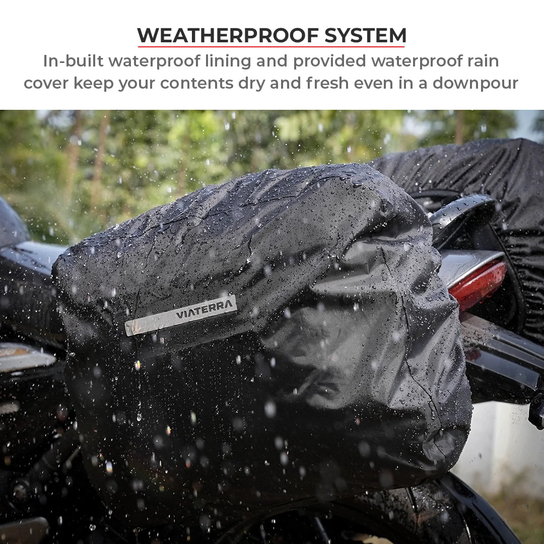 Viaterra Downtown Saddlebags Without Saddle Racks - Motodrift