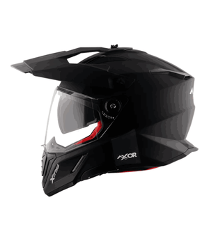 Axor XCross Dual Visor Helmet Dull Black - Motodrift