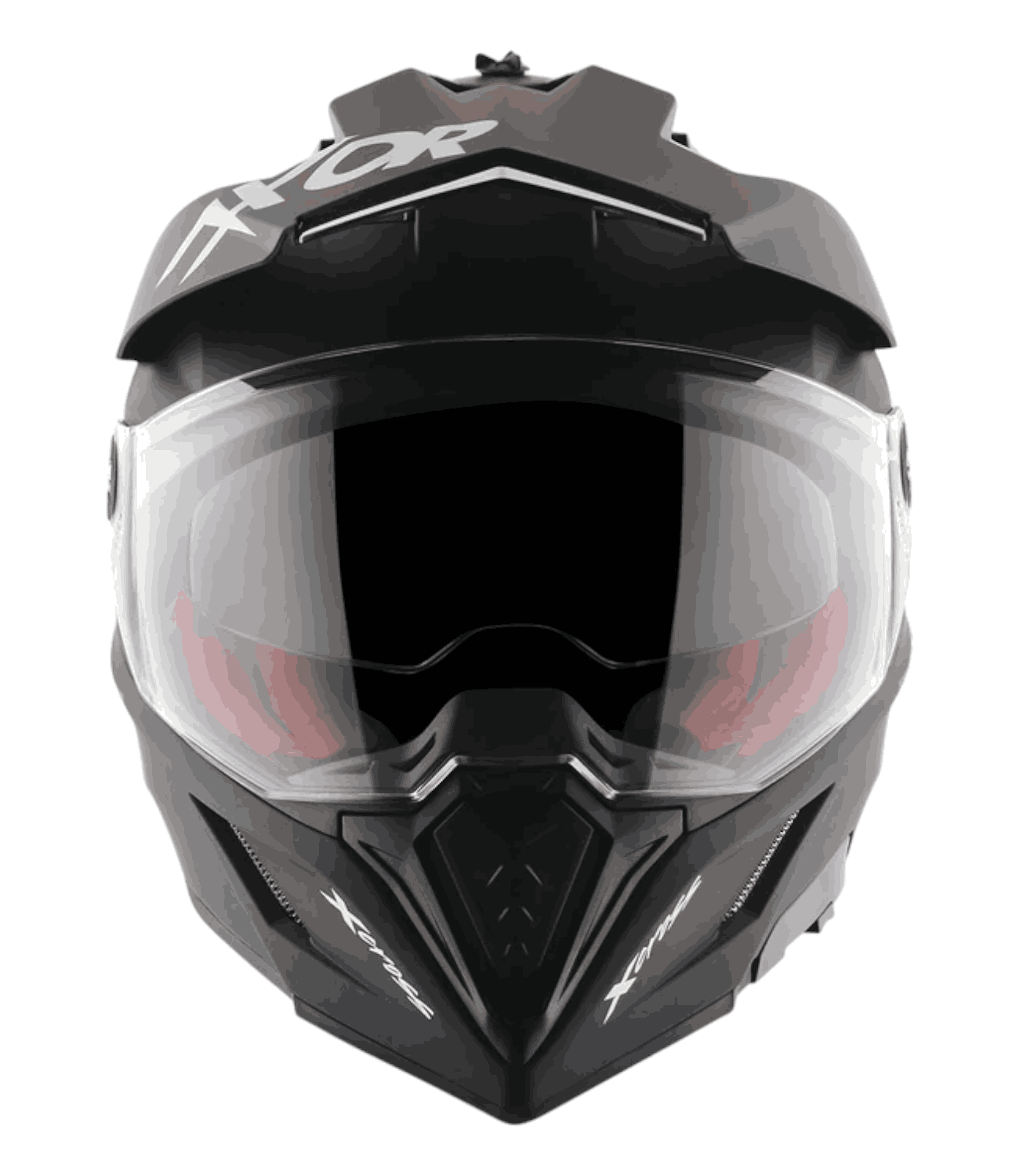 Axor XCross Dual Visor Helmet Dull Black - Motodrift