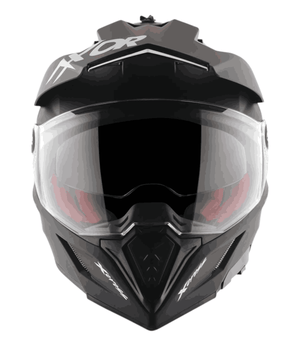 Axor XCross Dual Visor Helmet Dull Black - Motodrift