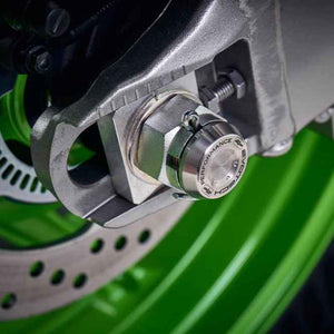 Evotech Rear Spindle Bobbins For Kawasaki Ninja ZX-6R 40th Anniversary Edition (2024+)