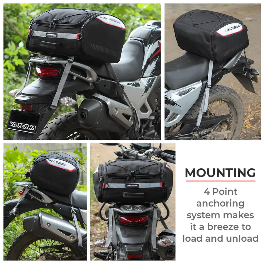 VIATERRA ELEMENT - Universal Motorcycle Tail Bag - Motodrift