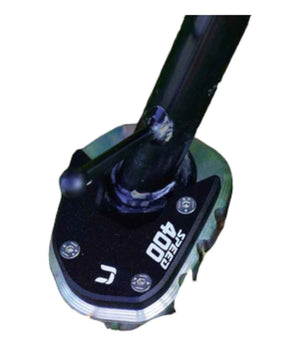 Carbon Racing Side Stand Enlarger Triumph Speed 400 - Premium Quality - Motodrift