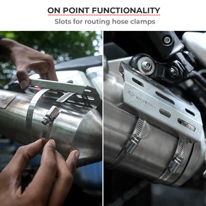 Viaterra End Can Heat Shield - Motodrift