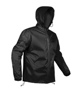 Rynox H2GO PRO Rain Jacket Black - Ultimate Waterproof Protection - Motodrift