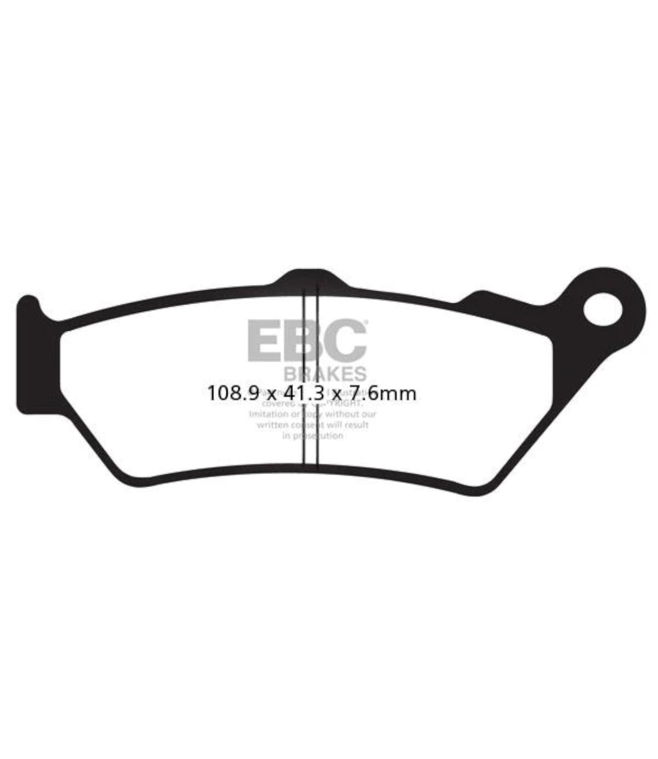 EBC FA 209 / 2 HH Fully Sintered Brake Pads - Motodrift