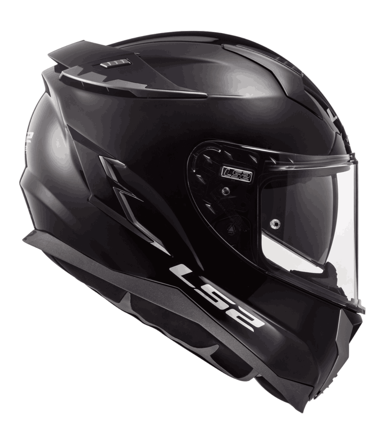 LS2 FF327 Challenger Solid Helmet Black - Motodrift