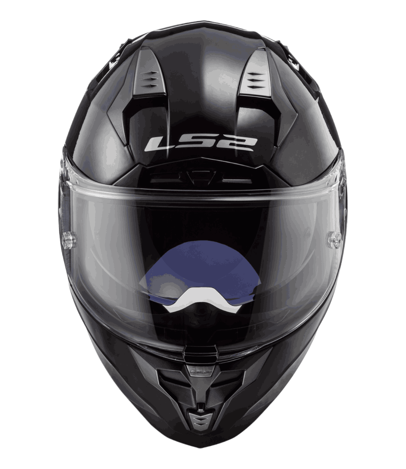 LS2 FF327 Challenger Solid Helmet Black - Motodrift
