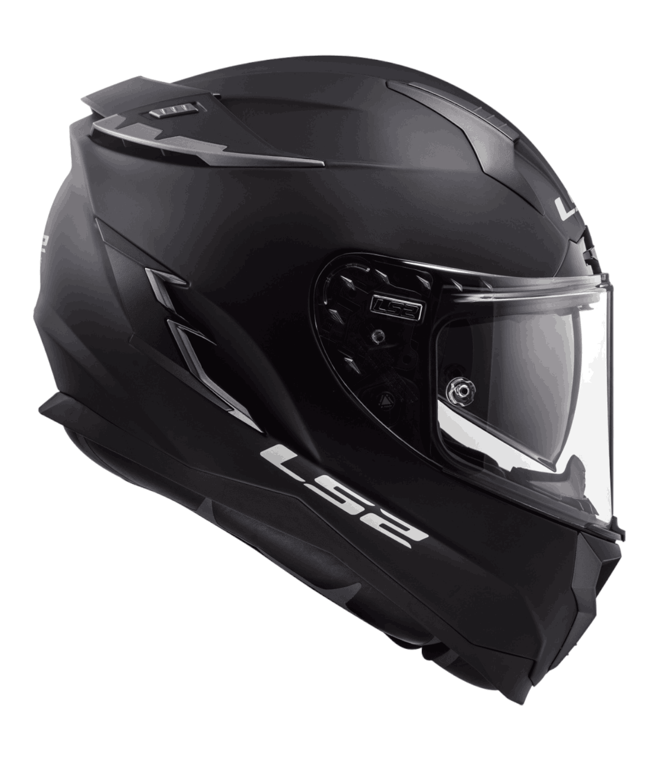 LS2 FF327 Challenger Solid Helmet Matt Black - Motodrift