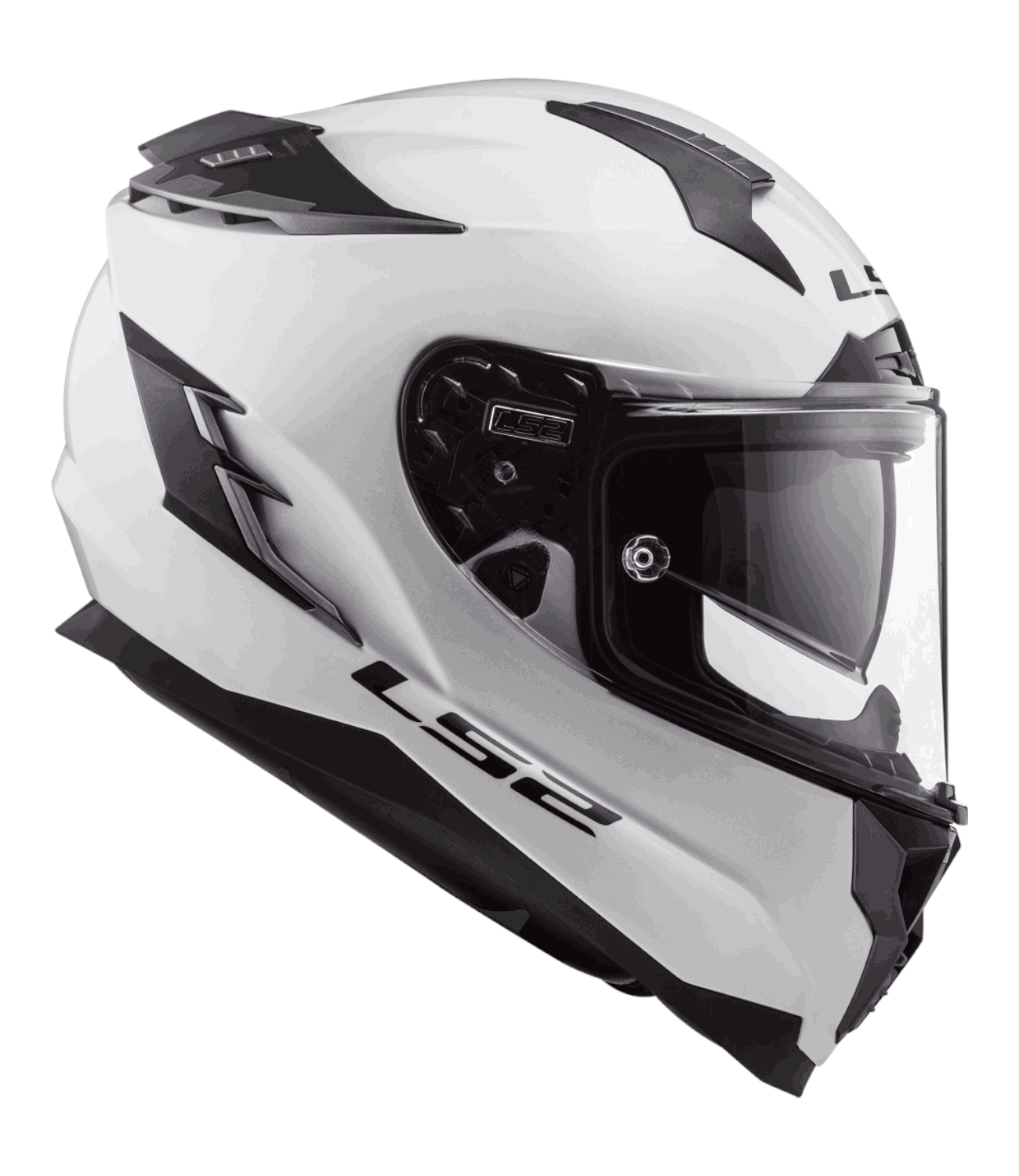 LS2 FF327 Challenger Solid Helmet White - Motodrift