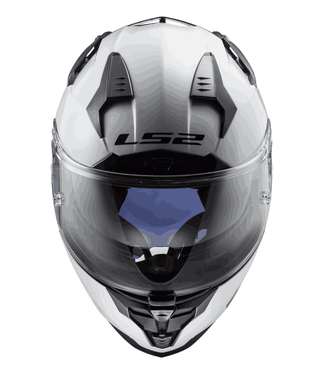 LS2 FF327 Challenger Solid Helmet White - Motodrift