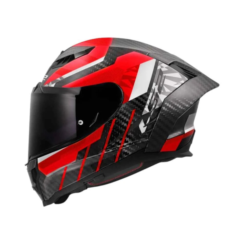 LS2 FF807 Dragon Trax Gloss Carbon