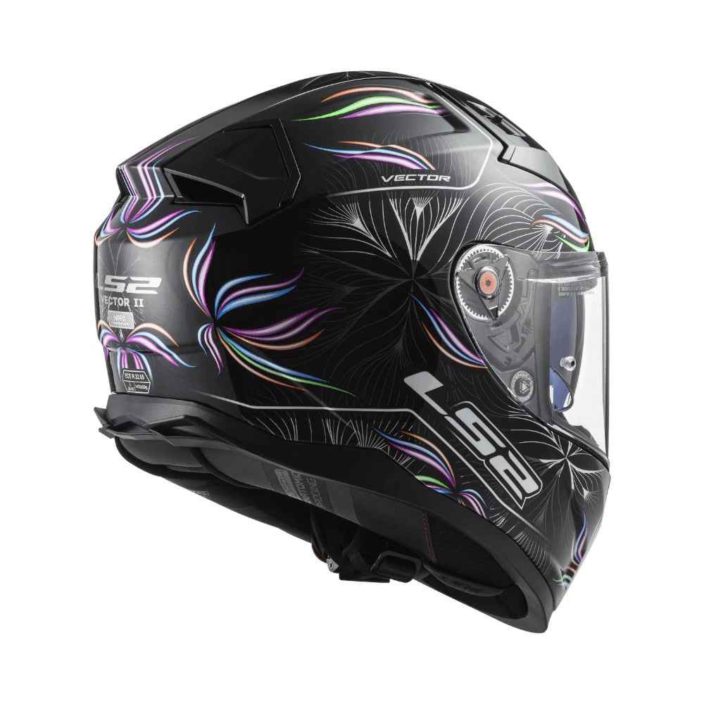 FF811 Vector II Tropical Gloss Black White