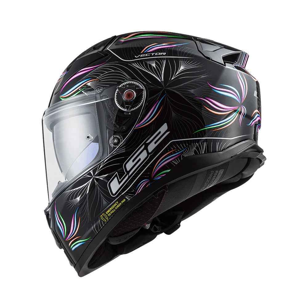 FF811 Vector II Tropical Gloss Black White