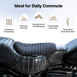 FOVERA Motorcycle Gel Seat Cushion - Motodrift