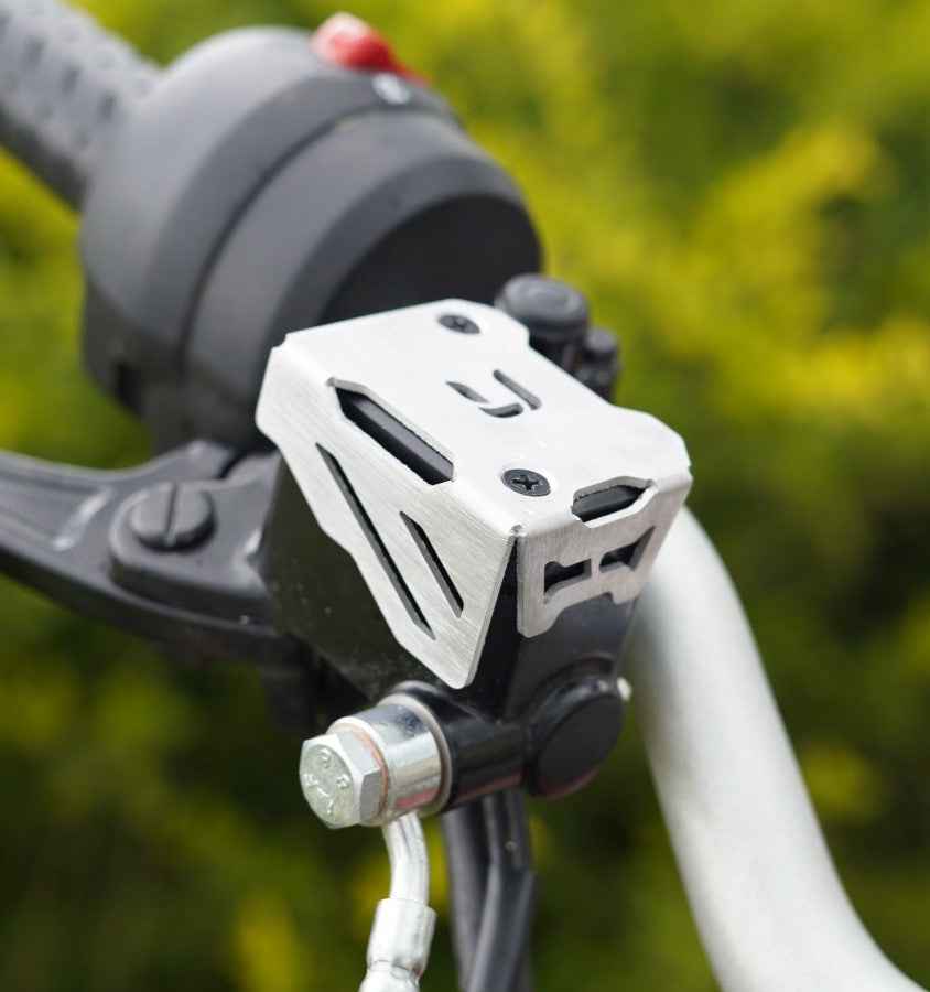 Carbon Racing Front Brake Reservoir Protector For Triumph Speed 400 (Aluminium) - Motodrift