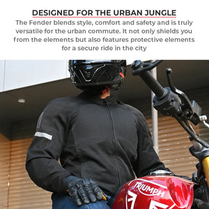 Viaterra Fender – Urban Mesh Riding Jacket with Base Layer - Motodrift