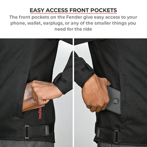 Viaterra Fender – Urban Mesh Riding Jacket with Base Layer - Motodrift