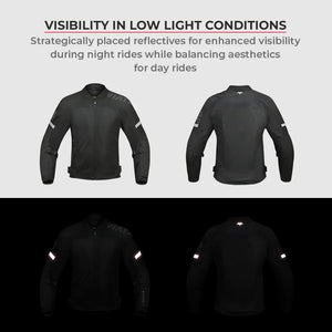 Viaterra Fender – Urban Mesh Riding Jacket with Base Layer - Motodrift