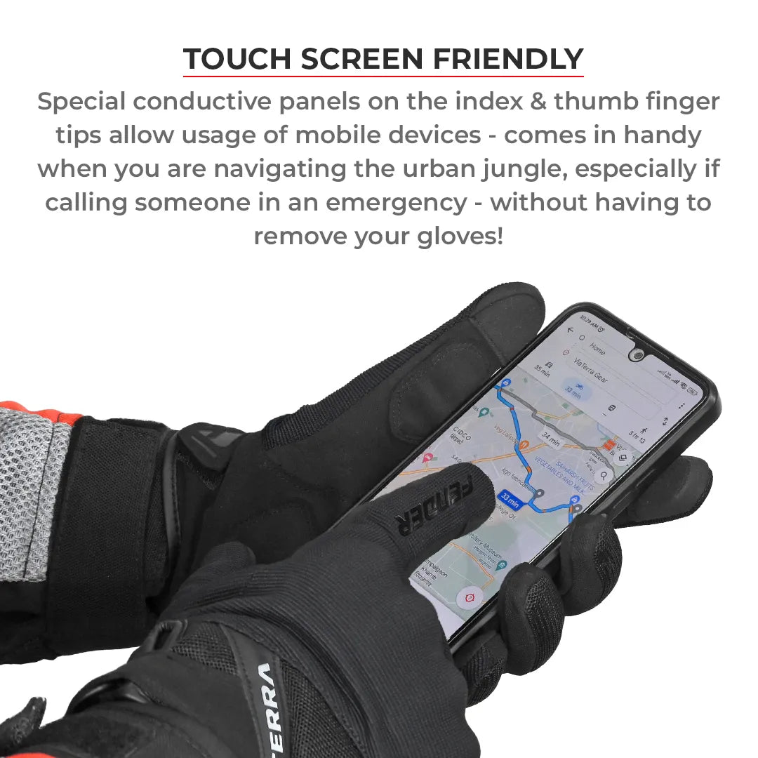 VIATERRA Fender – Daily Use Motorcycle Gloves for Men - Motodrift