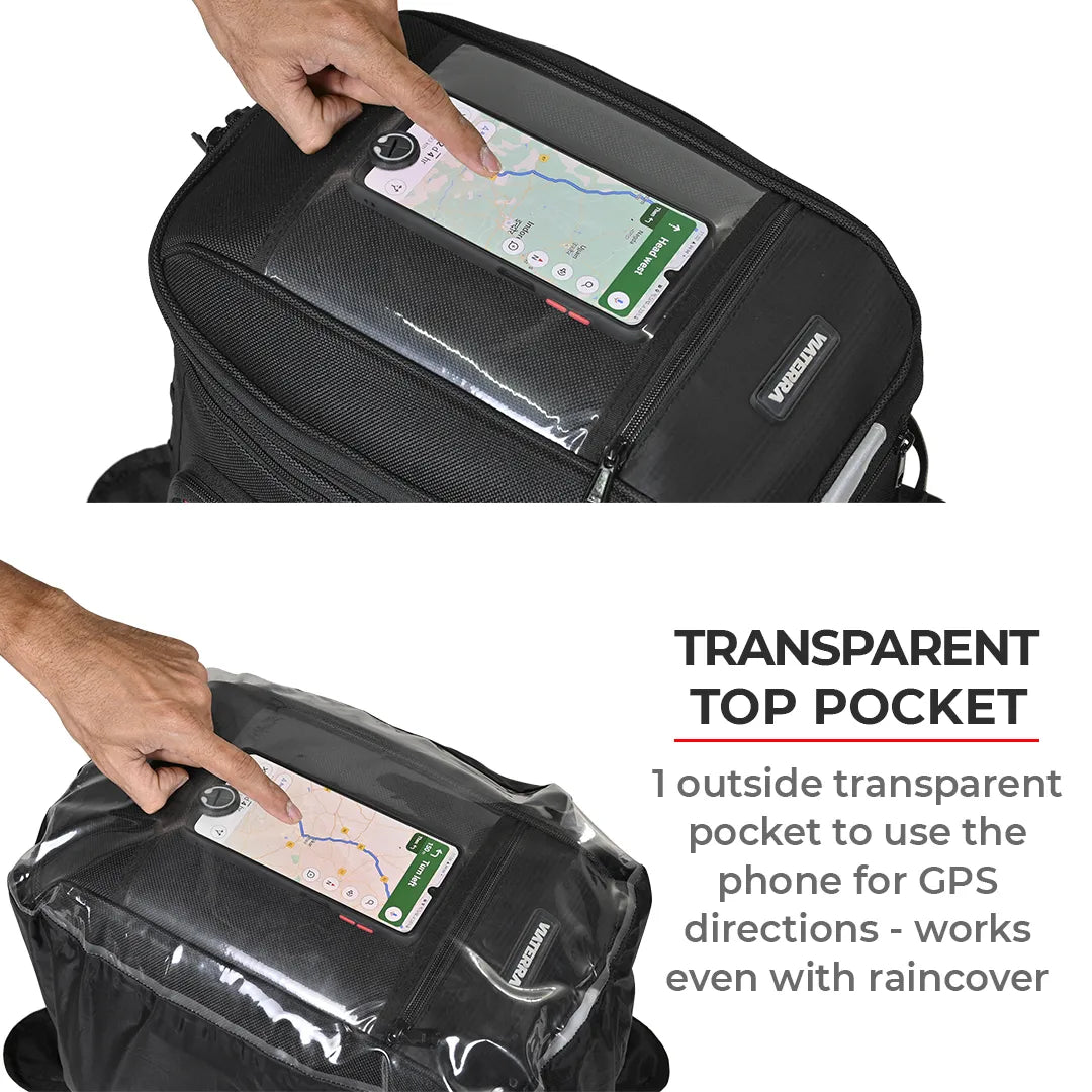 VIATERRA FLY Universal - Motorcycle Tank Bag (Strap Based) - Motodrift