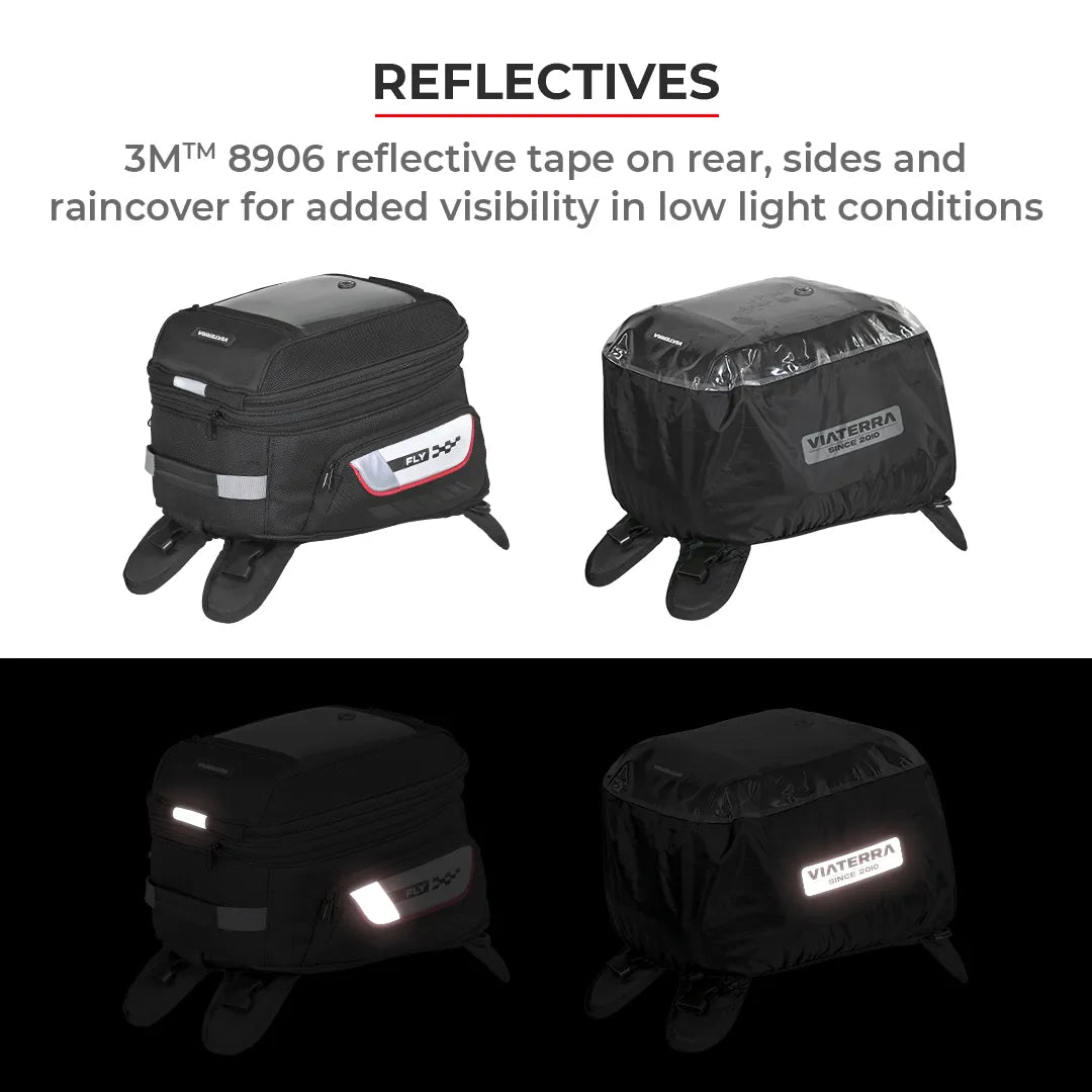 VIATERRA FLY Universal - Motorcycle Tank Bag (Strap Based) - Motodrift